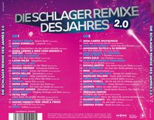 Die Schlager-Remixe des Jahres 2.0, 2 CDs