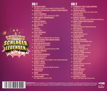 "Die unvergesslichen Hits von damals bis heute - Schlager Legenden Vol. 02" - Trackliste: 2 CDs mit 40 Titeln.