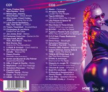 Links: 
CD1 mit 20 Titeln, darunter "Body" und "Loving You Is Life".

Rechts: 
CD2 mit 20 Titeln, darunter "Caramelle" und "Blacklight".

Rechts: Frau mit Sonnenbrille, pinke Zöpfe.
