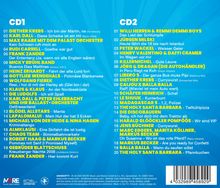 CD1: Liste von 20 Songs, darunter "Ich bin der Martin", "Ententanz", "An der Nordseeküste".

CD2: Liste von 20 Songs, darunter "Das Lied der Schlümpfe", "Mein Hut der hat 3 Ecken".