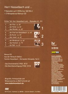 Herr Hesselbach und..., 3 DVDs und 1 CD