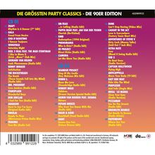 Die größten Party Classics: Die 90er Edition, 2 CDs