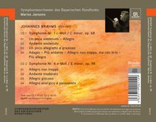 Johannes Brahms (1833-1897): Symphonien Nr.1 &amp; 4, 2 CDs