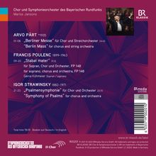 Mariss Jansons dirigiert Chorwerke von Pärt,Poulenc,Strawinsky, CD