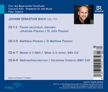 Johann Sebastian Bach (1685-1750): Die großen geistlichen Werke "Soli Deo Gloria" (ohne Werkeinführungen), 9 CDs