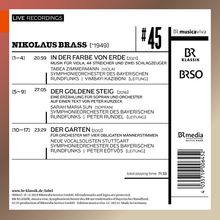 Nikolaus Brass (geb. 1949): Der goldene Steig für Sopran &amp; Orchester, CD