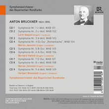 Anton Bruckner (1824-1896): Symphonien Nr.1-9, 9 CDs