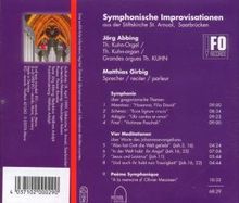 Jörg Abbing (geb. 1969): Symphonische Improvisationen, CD