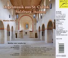 Marius Mack - Orgelmusik aus St. Cyriak Sulzburg (Breisgau), CD