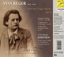 Max Reger (1873-1916): Orgelwerke, CD