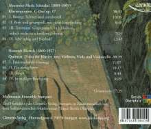 Alexander Maria Schnabel (1889-1969): Klavierquintett C-Dur op.17, CD