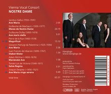 Vienna Vocal Consort - Nostre Dame, CD