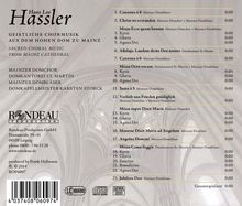 Hans Leo Hassler (1564-1612): Geistliche Chormusik, CD