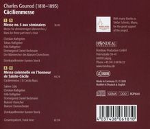 Charles Gounod (1818-1893): Messe G-Dur op.12 "Cäcilienmesse", CD