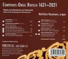 Die Compenius-Orgel St. Nikolai Rinteln 1621-2021 - Werke von Barock bis Romantik, CD