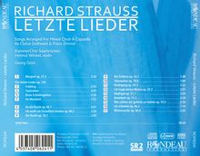 Richard Strauss (1864-1949): Lieder in Arrangements für Chor a cappella, CD