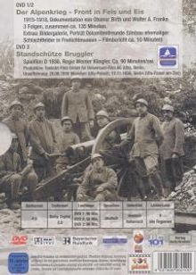 Krieg: Der Alpenkrieg 1915-1918 / Standschütze Bruggler, 3 DVDs