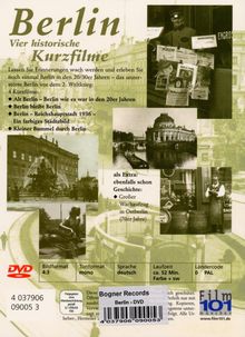 Deutschland: Berlin - Vier Kurzfilme, DVD