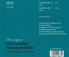 Giya Kancheli (1935-2019): Symphonien Nr.6 &amp; 7, CD