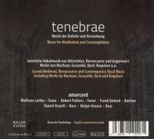 Amarcord - Tenebrae (Musik der Einkehr und Versenkung), CD