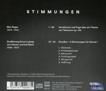 Ernst Ludwig von Hessen und bei Rhein (1868-1937): Draußen - 6 Stimmungen für Klavier, CD