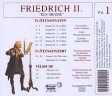 Friedrich II.von Preussen "Friedrich der Große" (1712-1786): Flötensonaten Nr.1,2,9,11,21,25, CD