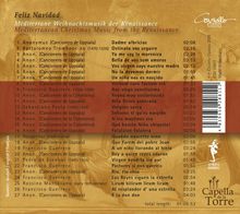 Feliz Navidad - Mediterrane Weihnachtsmusik der Renaissance, CD