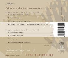 Johannes Brahms (1833-1897): Symphonien Nr.1 &amp; 4, Super Audio CD