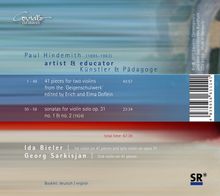 Paul Hindemith (1895-1963): 41 Stücke für 2 Violinen, CD