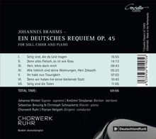 Johannes Brahms (1833-1897): Ein Deutsches Requiem op.45, CD