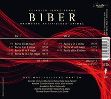 Heinrich Ignaz Biber (1644-1704): Harmonia artificiosa-ariosa (Partiten 1-7), 2 CDs