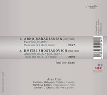 Arno Babadschanian (1921-1983): Klaviertrio fis-moll, CD