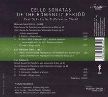 Cello Sonatas of the Romantic Period. Carl Schuberth & Heinrich Stiehl. Werke und Spielzeiten aufgeführt. Musiker genannt.