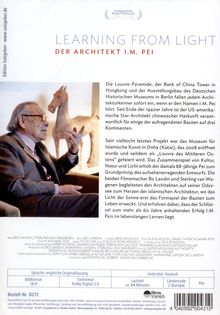 Learning From Light - Der Architekt I.M. Pei (OmU), DVD