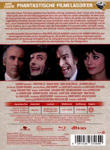 70er Phantastische Filmklassiker. "Die Herren Dracula" von Molinaro mit Christopher Lee. Bild: Vier lächelnde Personen.