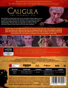 "Caligula: The Ultimate Cut" – Neu geschnitten und in 4K; Beschreibung der Handlung und Auflistung der Disc-Inhalte.