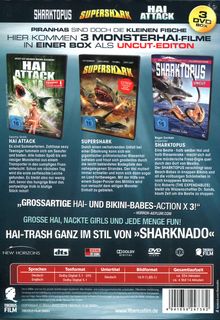 Die Hai Box: Supershark / Sharktopus / Hai Attack, 3 DVDs