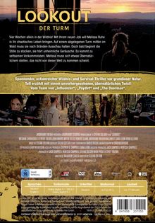 "LOOKOUT Der Turm. Vier Wochen allein in der Wildnis! Spannender, actionreicher Wildnis- und Survival-Thriller. FSK 16."