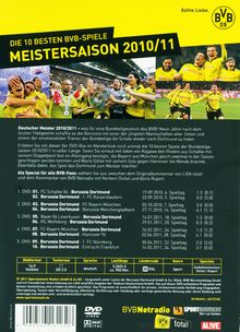 Fußball: Die 10 besten BVB-Spiele - Meistersaison 2010/11, 5 DVDs