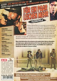 Für ein paar Leichen mehr (...dem Teufel zittern die Knochen), DVD