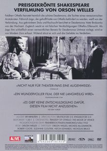 Othello (1952), DVD