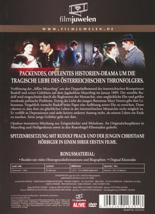 Kronprinz Rudolfs letzte Liebe (Mayerling), DVD