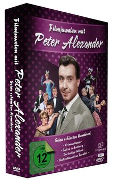 Filmjuwelen mit Peter Alexander - Seine schönsten Komödien!, 4 DVDs