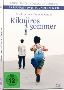 Kikujiros Sommer (Blu-ray &amp; DVD im Mediabook), 2 Blu-ray Discs, 1 DVD und 1 CD