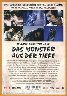 Das Monster aus der Tiefe (It Came from the Lake), DVD