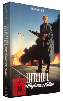 Hitcher, der Highway Killer (Blu-ray &amp; DVD im Mediabook), 1 Blu-ray Disc und 1 DVD