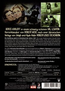 Der Leichendieb, DVD