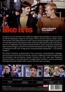 Like it is (OmU), DVD