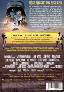 "Möge der Saft mit euch sein. Spaceballs - Das Bonusmaterial. Audiokommentar von Mel Brooks. Auf einem Wüstenhintergrund."