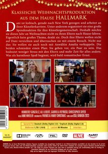 Klassische Weihnachtsproduktion von Hallmark: Dani organisiert Spendenaktion, Eltern besuchen und planen mit Anwältin, Liebe wächst.